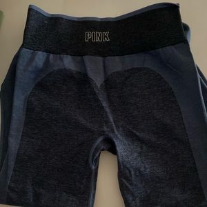 Pink seamless leggings victoria secret